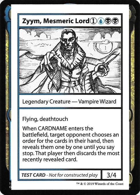 Image for Zyym, Mesmeric Lord (No PW Symbol) [Mystery Booster: Convention Edition Exclusives] - Magic: The Gathering