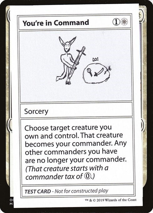 Image for You're In Command (No PW Symbol) [Mystery Booster: Convention Edition Exclusives] - Magic: The Gathering