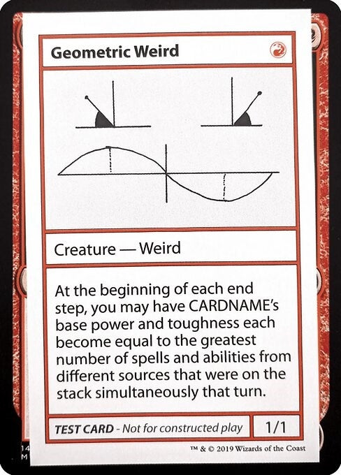 Image for Geometric Weird (No PW Symbol) [Mystery Booster: Convention Edition Exclusives] - Magic: The Gathering