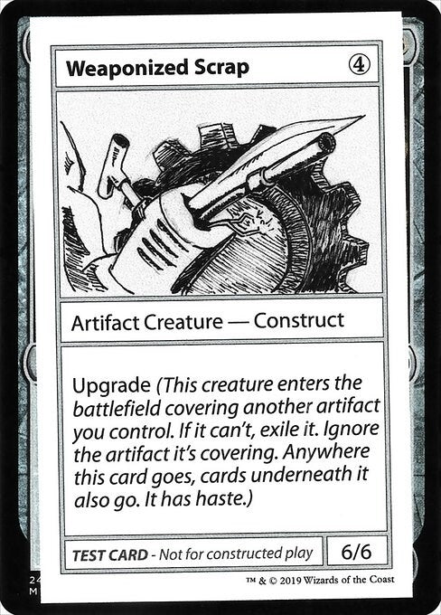 Image for Weaponized Scrap (No PW Symbol) [Mystery Booster: Convention Edition Exclusives] - Magic: The Gathering
