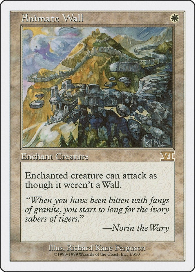 Image for Animate Wall (1) [Classic Sixth Edition] - Magic: The Gathering