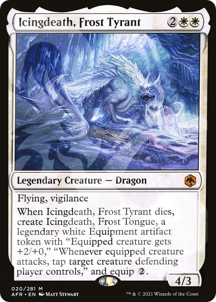 Image for Icingdeath, Frost Tyrant (20) [AFR Ampersand Promos] - Magic: The Gathering