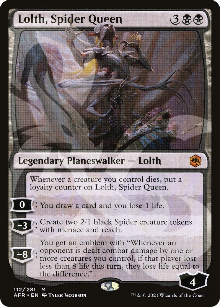 Image for Lolth, Spider Queen (112) [AFR Ampersand Promos] - Magic: The Gathering