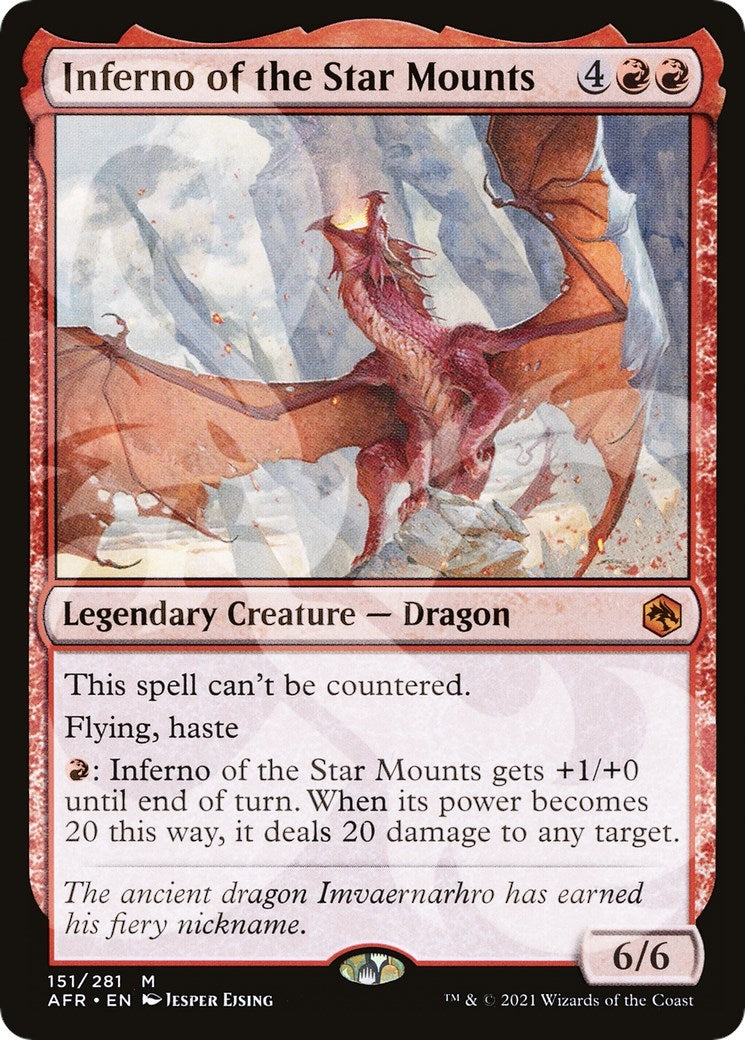 Image for Inferno of the Star Mounts (151) [AFR Ampersand Promos] - Magic: The Gathering