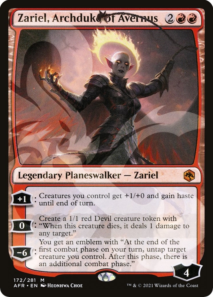 Image for Zariel, Archduke of Avernus (172) [AFR Ampersand Promos] - Magic: The Gathering