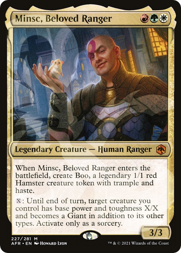 Image for Minsc, Beloved Ranger (227) [AFR Ampersand Promos] - Magic: The Gathering