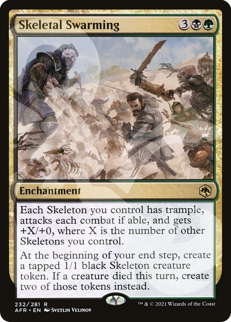Image for Skeletal Swarming (232) [AFR Ampersand Promos] - Magic: The Gathering