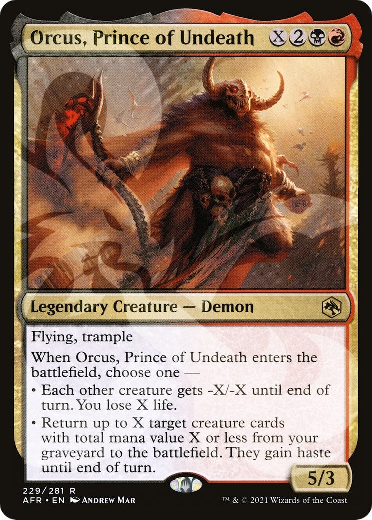 Image for Orcus, Prince of Undeath (229) [AFR Ampersand Promos] - Magic: The Gathering