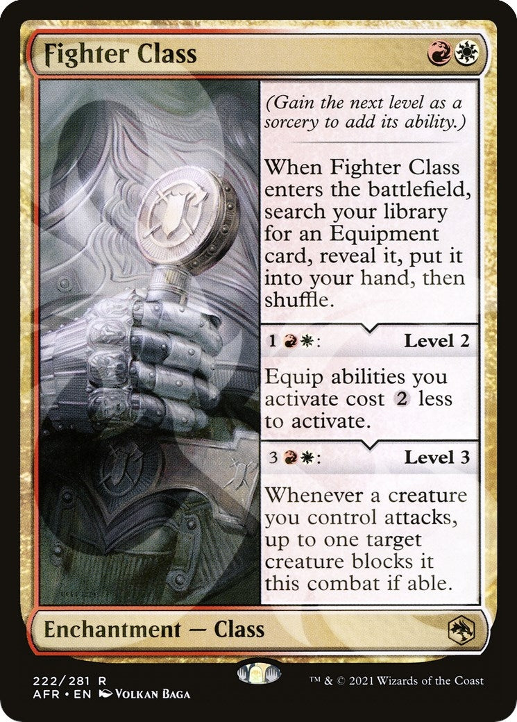 Image for Fighter Class (222) [AFR Ampersand Promos] - Magic: The Gathering