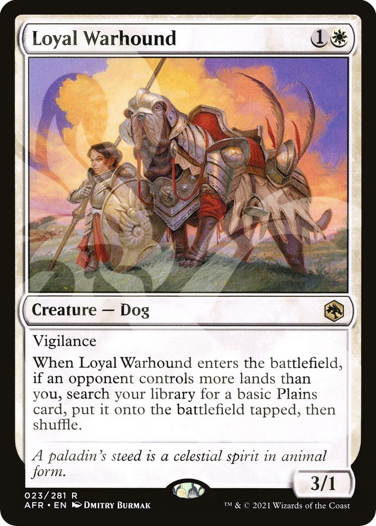 Image for Loyal Warhound (23) [AFR Ampersand Promos] - Magic: The Gathering