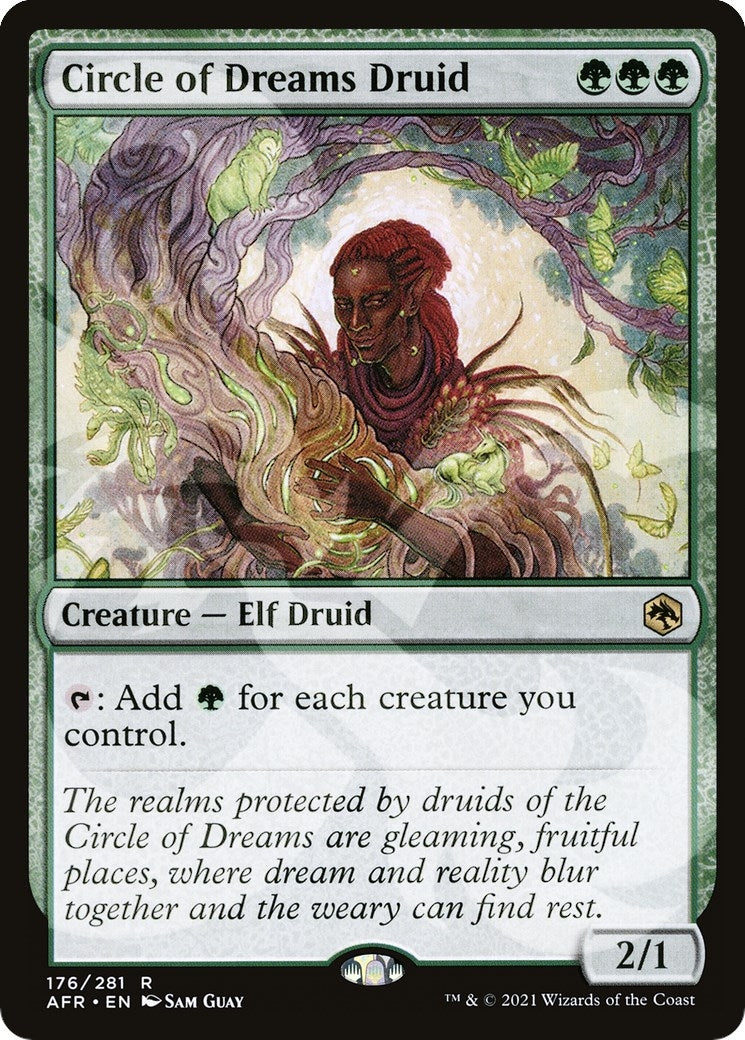 Image for Circle of Dreams Druid (176) [AFR Ampersand Promos] - Magic: The Gathering