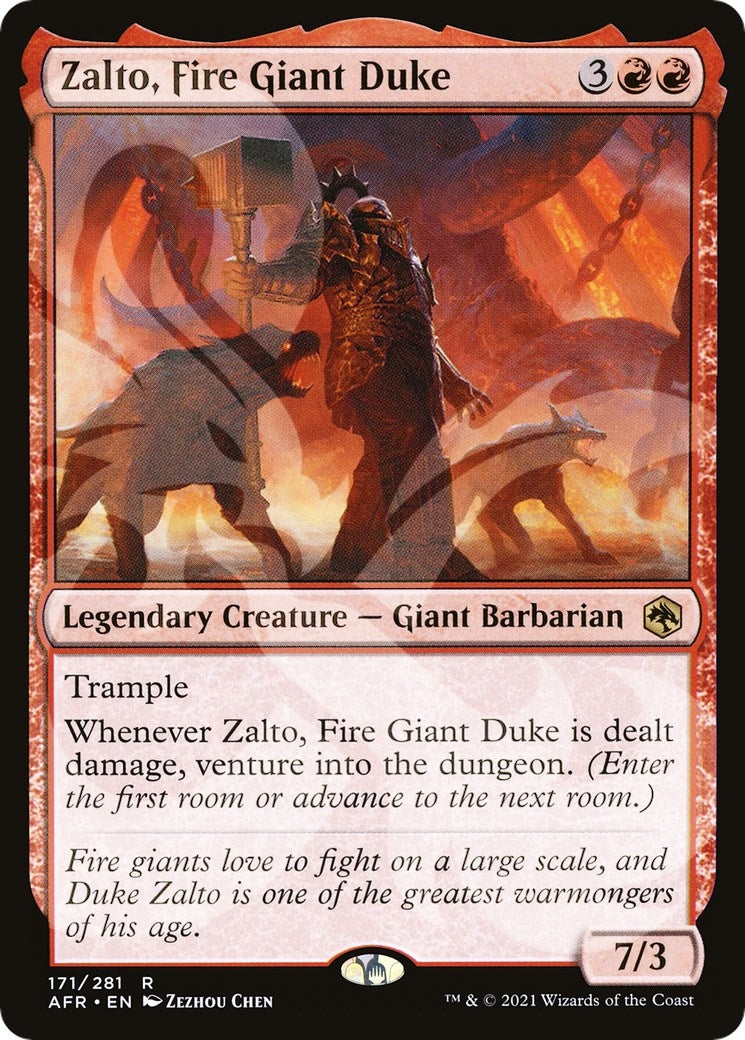 Image for Zalto, Fire Giant Duke (171) [AFR Ampersand Promos] - Magic: The Gathering