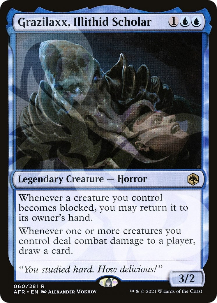 Image for Grazilaxx, Illithid Scholar (60) [AFR Ampersand Promos] - Magic: The Gathering