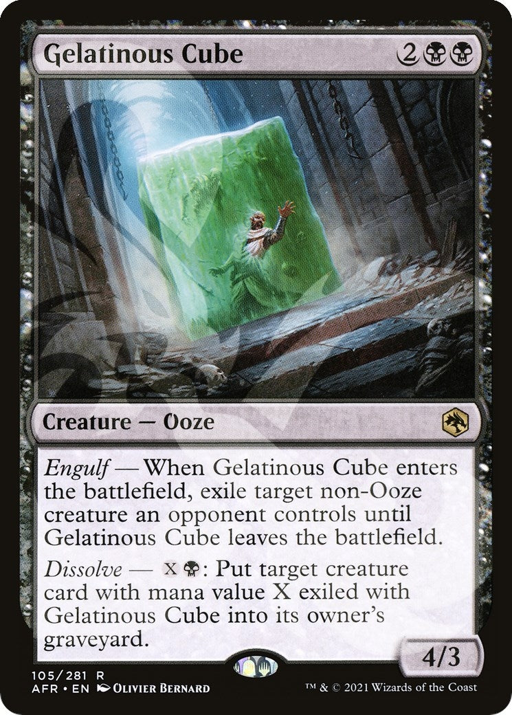 Image for Gelatinous Cube (105) [AFR Ampersand Promos] - Magic: The Gathering
