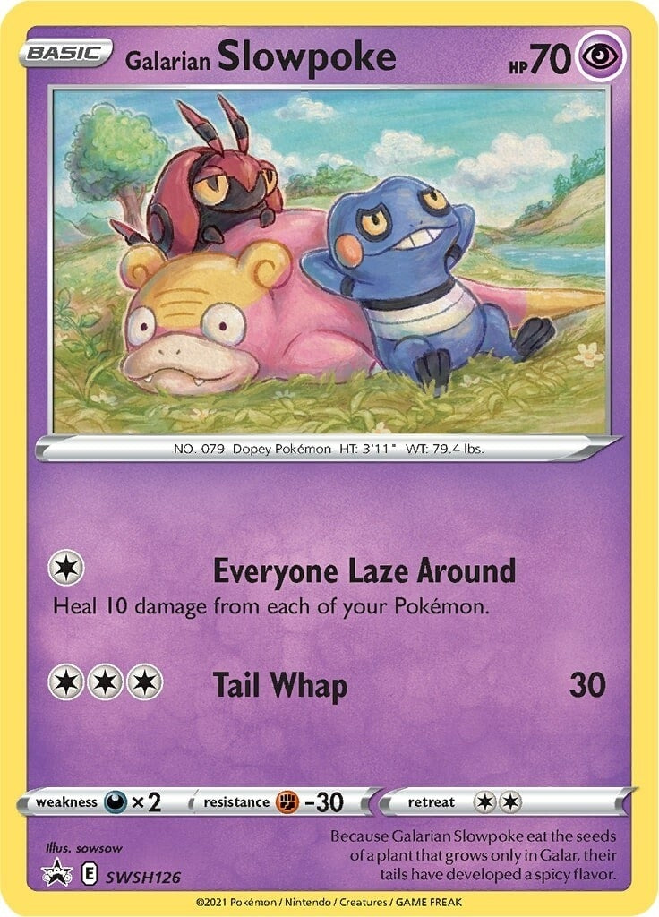 Image for Galarian Slowpoke - SWSH126 (SWSH126) [SWSH: Sword & Shield Promo Cards] - Pokemon