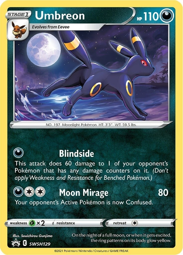 Image for Umbreon - SWSH129 (SWSH129) [SWSH: Sword & Shield Promo Cards] - Pokemon