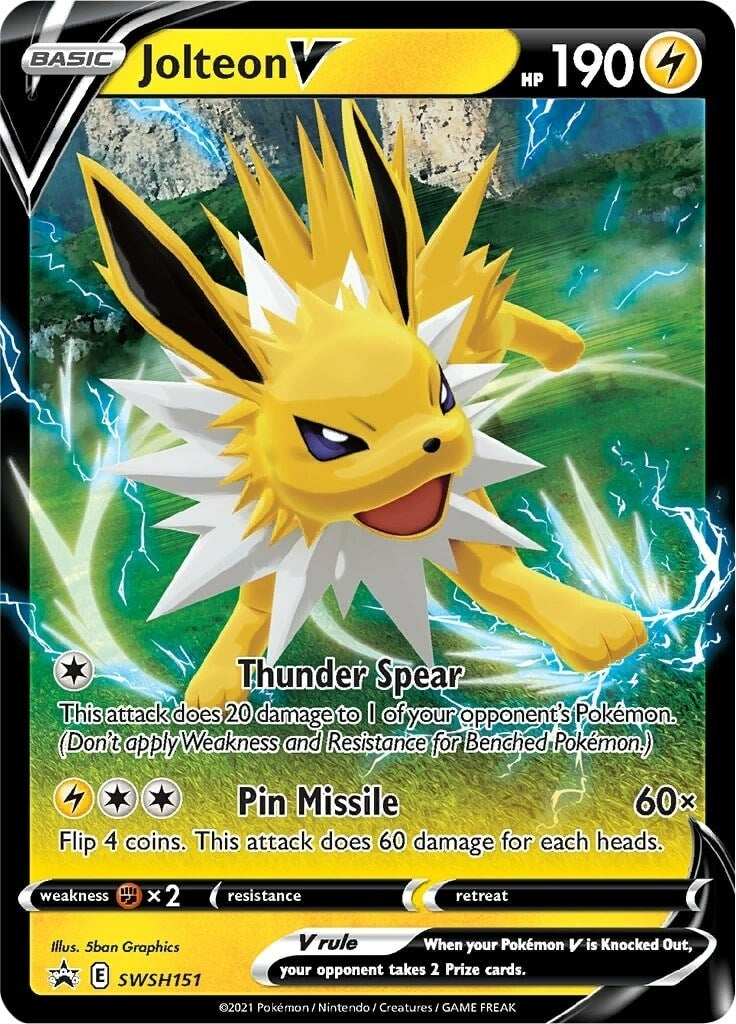 Image for Jolteon V - SWSH151 (SWSH151) [SWSH: Sword & Shield Promo Cards] - Pokemon