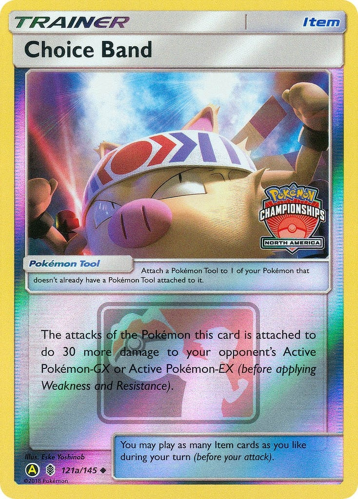 Image for Choice Band - 121a/145 (North America Championships) (121a/145) [League & Championship Cards] - Pokemon