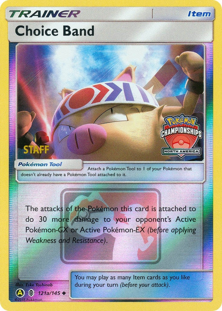 Image for Choice Band - 121a/145 (North America Championships) [Staff] (121a/145) [League & Championship Cards] - Pokemon