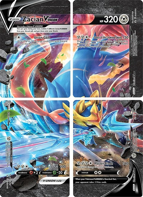 Image for Zacian V-UNION [Set of 4] [SWSH: Sword & Shield Promo Cards] - Pokemon