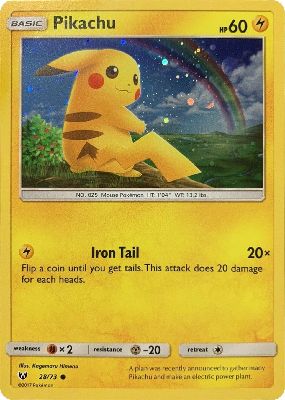 Image for Pikachu - 28/73 (Cosmos Holo) (028/073) [Miscellaneous Cards & Products] - Pokemon