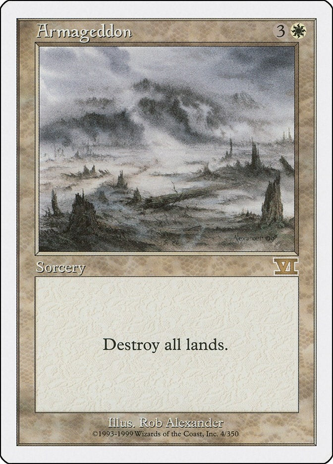 Image for Armageddon (4) [Classic Sixth Edition] - Magic: The Gathering