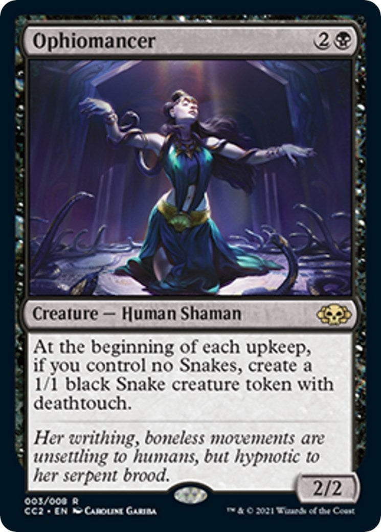 Image for Ophiomancer (3) [Commander Collection: Black] - Magic: The Gathering