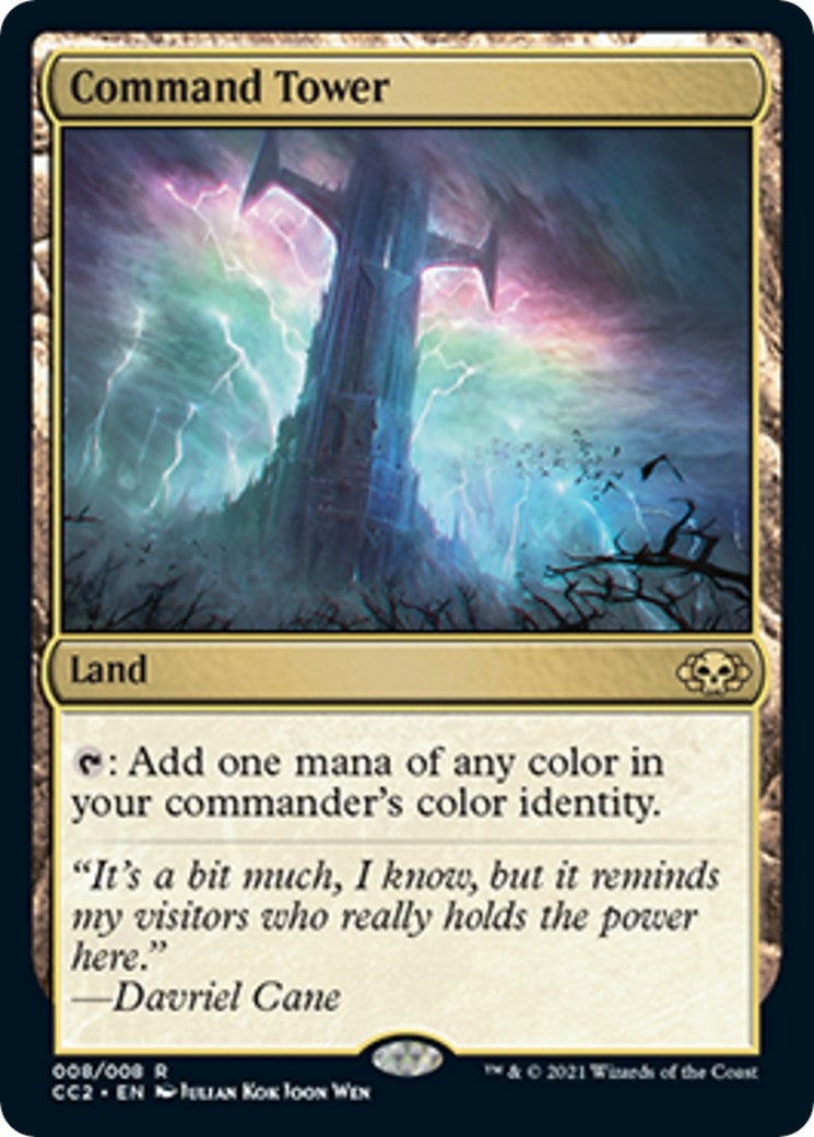 Image for Command Tower (8) [Commander Collection: Black] - Magic: The Gathering