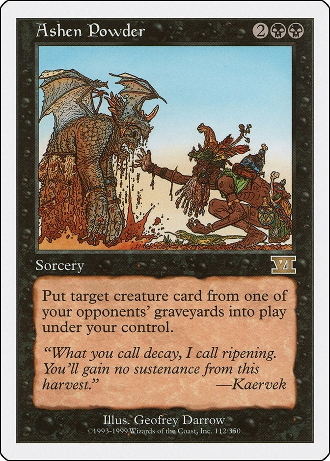 Image for Ashen Powder (112) [Classic Sixth Edition] - Magic: The Gathering
