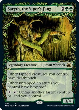 Image for Saryth, the Viper's Fang (Showcase) (304) [Innistrad: Midnight Hunt] - Magic: The Gathering