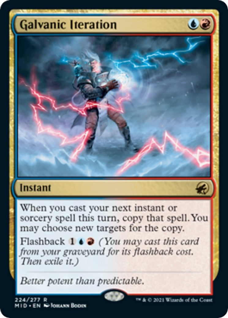 Image for Galvanic Iteration (224) [Innistrad: Midnight Hunt] - Magic: The Gathering