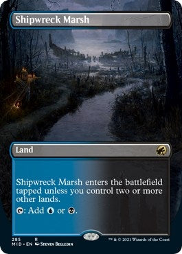 Image for Shipwreck Marsh (Borderless) (285) [Innistrad: Midnight Hunt] - Magic: The Gathering