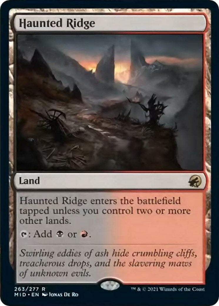 Image for Haunted Ridge (263) [Innistrad: Midnight Hunt] - Magic: The Gathering