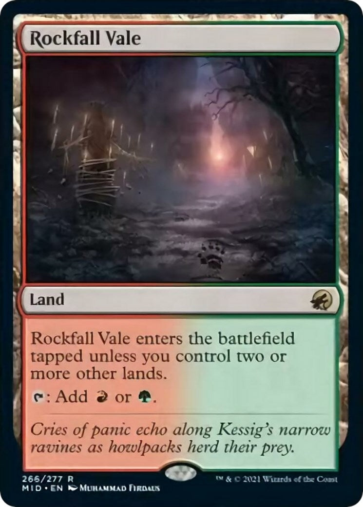 Image for Rockfall Vale (266) [Innistrad: Midnight Hunt] - Magic: The Gathering