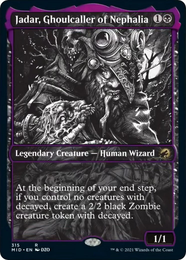 Image for Jadar, Ghoulcaller of Nephalia (Showcase) (315) [Innistrad: Midnight Hunt] - Magic: The Gathering