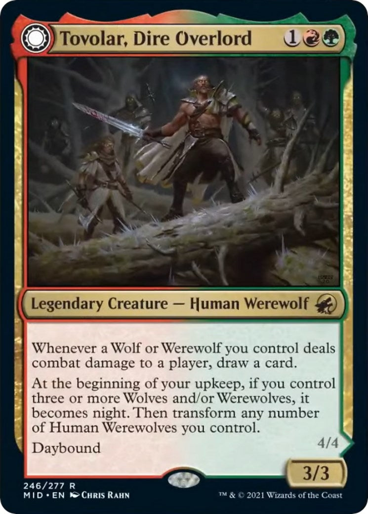 Image for Tovolar, Dire Overlord (246) [Innistrad: Midnight Hunt] - Magic: The Gathering