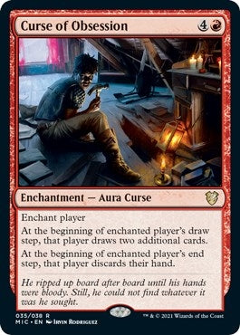 Image for Curse of Obsession (35) [Innistrad: Midnight Hunt] - Magic: The Gathering