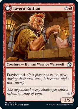 Image for Tavern Ruffian (163) [Innistrad: Midnight Hunt] - Magic: The Gathering