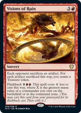 Image for Visions of Ruin (36) [Innistrad: Midnight Hunt] - Magic: The Gathering