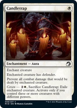 Image for Candletrap (9) [Innistrad: Midnight Hunt] - Magic: The Gathering