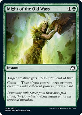 Image for Might of the Old Ways (189) [Innistrad: Midnight Hunt] - Magic: The Gathering