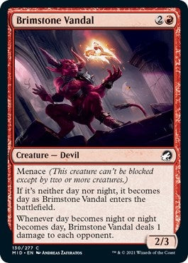 Image for Brimstone Vandal (130) [Innistrad: Midnight Hunt] - Magic: The Gathering