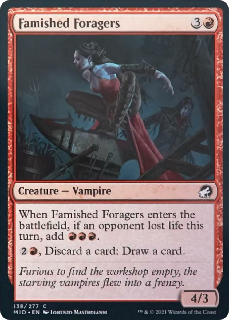 Image for Famished Foragers (138) [Innistrad: Midnight Hunt] - Magic: The Gathering
