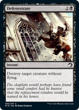 Image for Defenestrate (95) [Innistrad: Midnight Hunt] - Magic: The Gathering