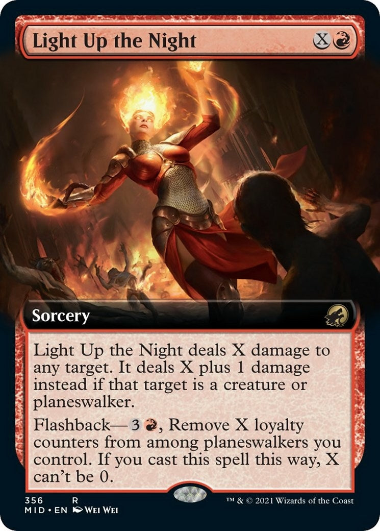 Image for Light Up the Night (Extended Art) (356) [Innistrad: Midnight Hunt] - Magic: The Gathering