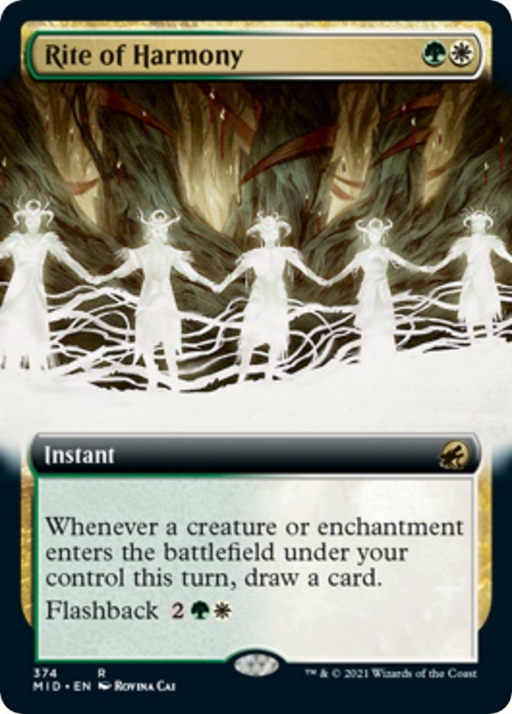Image for Rite of Harmony (Extended Art) (374) [Innistrad: Midnight Hunt] - Magic: The Gathering