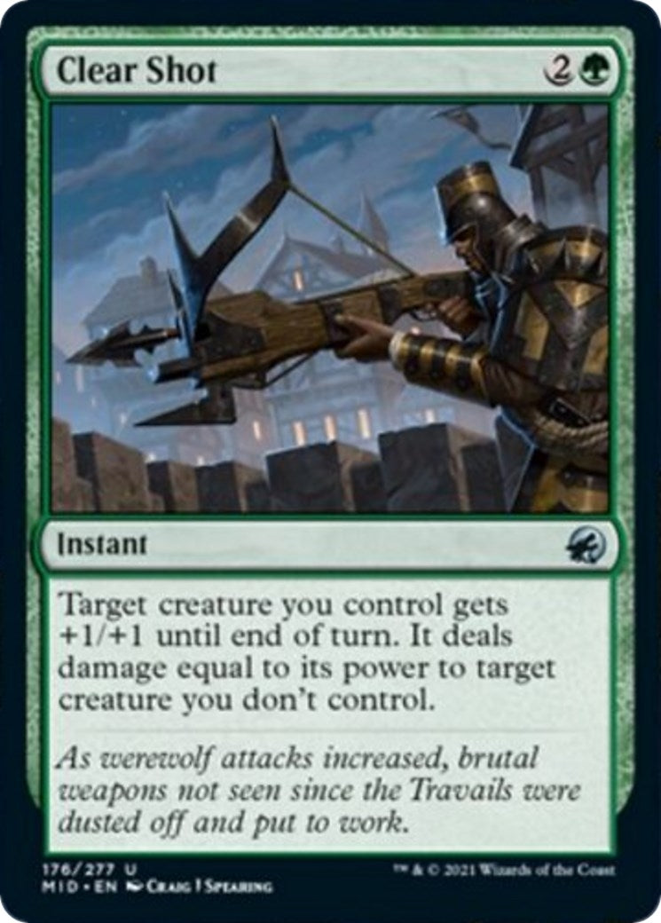 Image for Clear Shot (176) [Innistrad: Midnight Hunt] - Magic: The Gathering