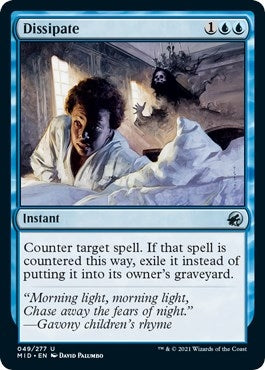 Image for Dissipate (49) [Innistrad: Midnight Hunt] - Magic: The Gathering
