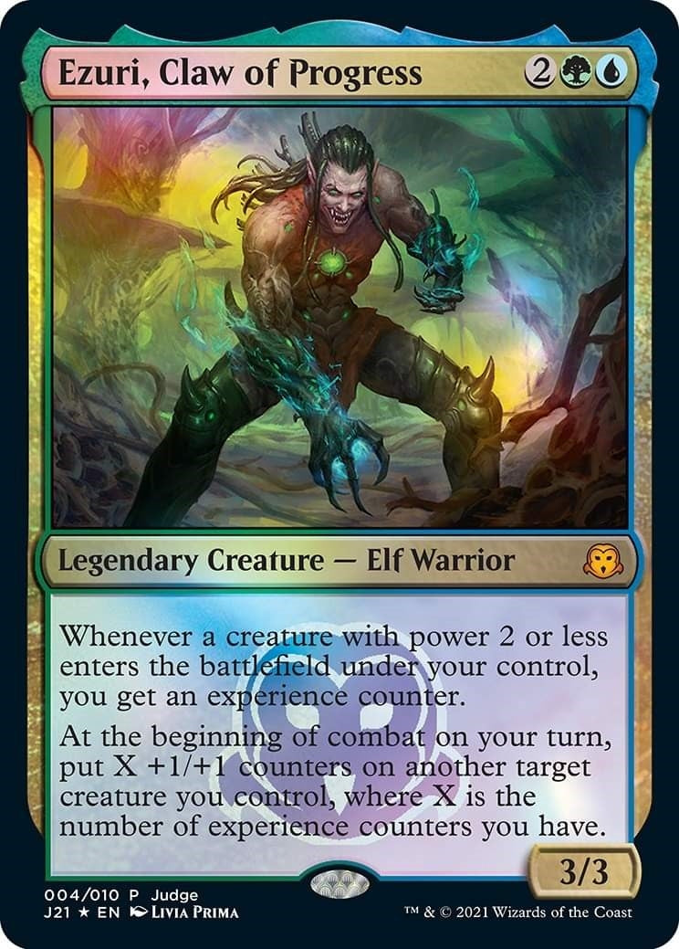 Image for Ezuri, Claw of Progress (4) [Judge Promos] - Magic: The Gathering