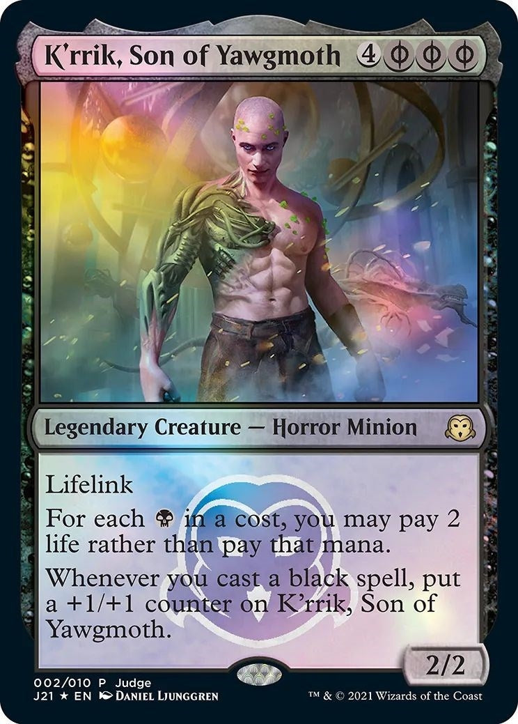 Image for K'rrik, Son of Yawgmoth (2) [Judge Promos] - Magic: The Gathering